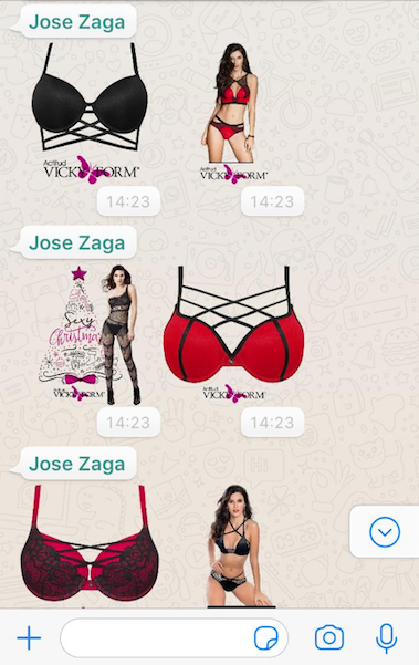 Vicky Form Lanza Sexys Stickers Para Whatsapp